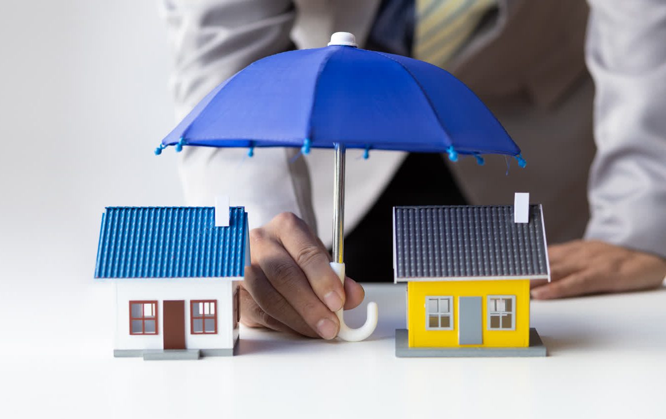 House protected from weather with strong roofing system