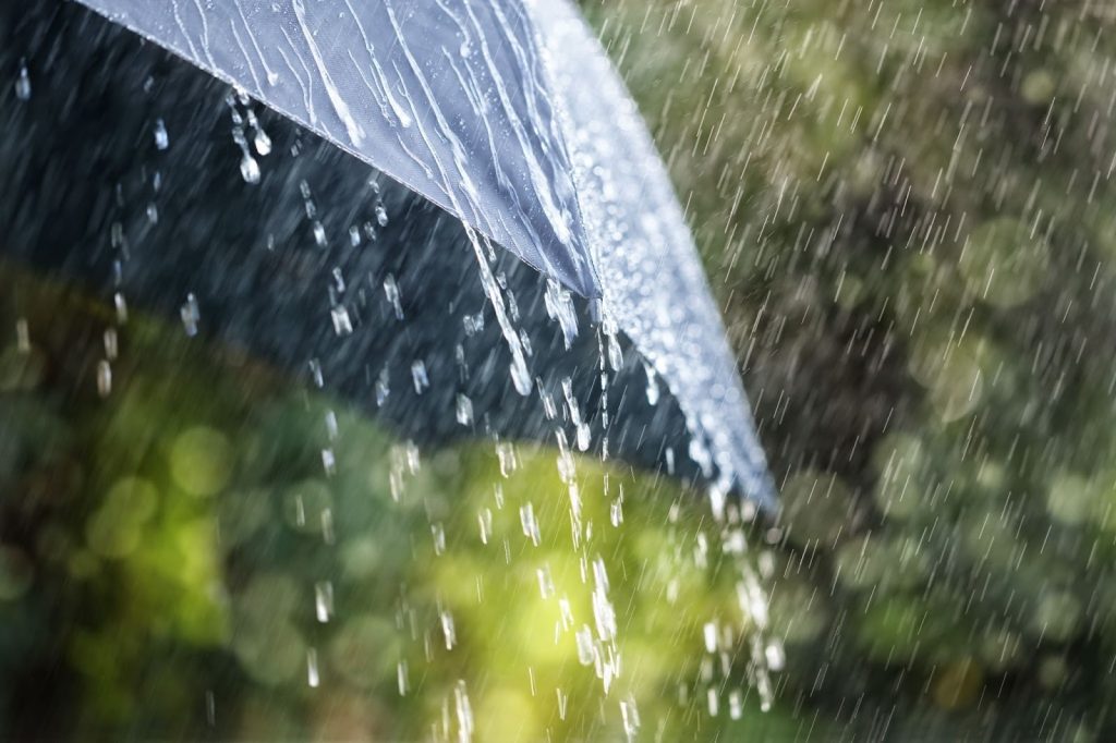 Spring storms with heavy rainfall -- Storm damage roof repair